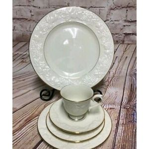 New Lennox Fruit of Life table settings for two